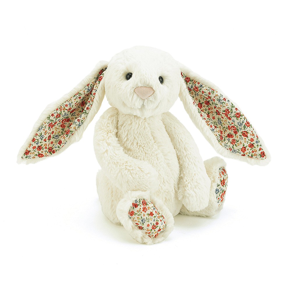 Jellycat Bashful Cream Bunny Small 7in Plush Animal Toys for sale online 