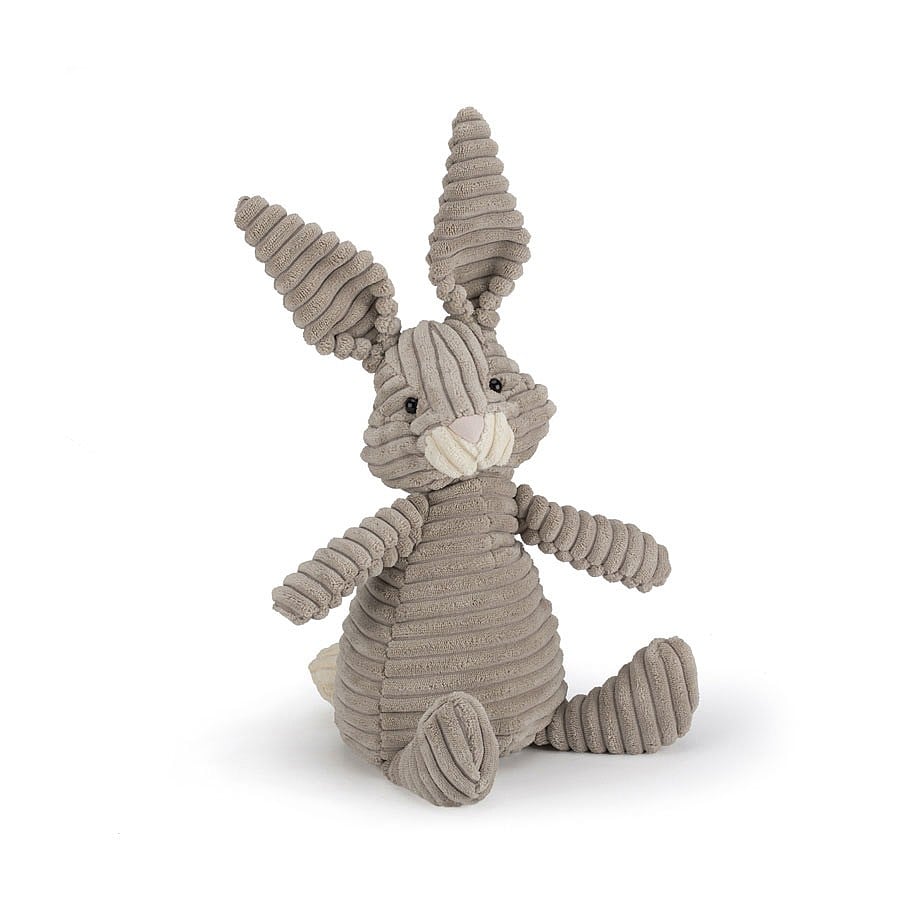 Jellycat Jellycat Cordy Roy Hare Bunny Rabbit Grey Soft Toy Comforter Blankey J6114 