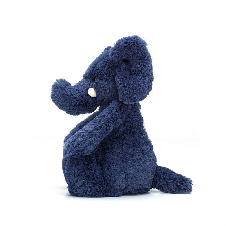 Jellycat Bashful Blue Elephant Medium 12in for sale online 