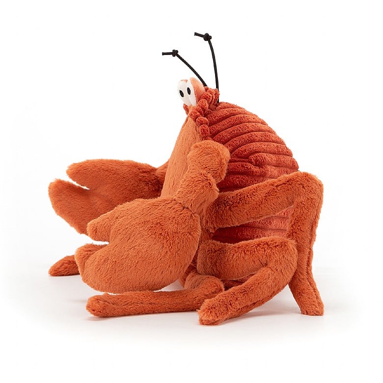 NEW Jellycat Crispin Crab Comforter Baby Soft Toy Orange Plush BNWT 